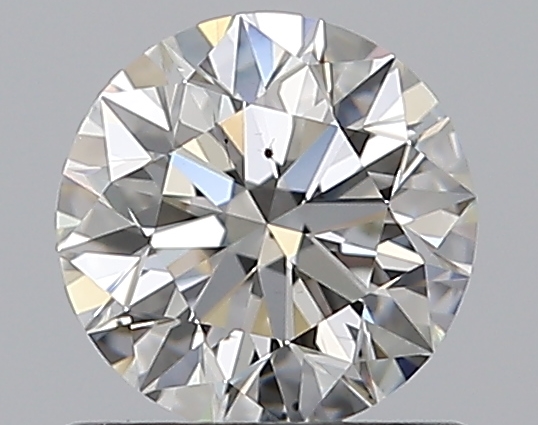 0.73 CaratH-SI1 EX Cut Round Diamond