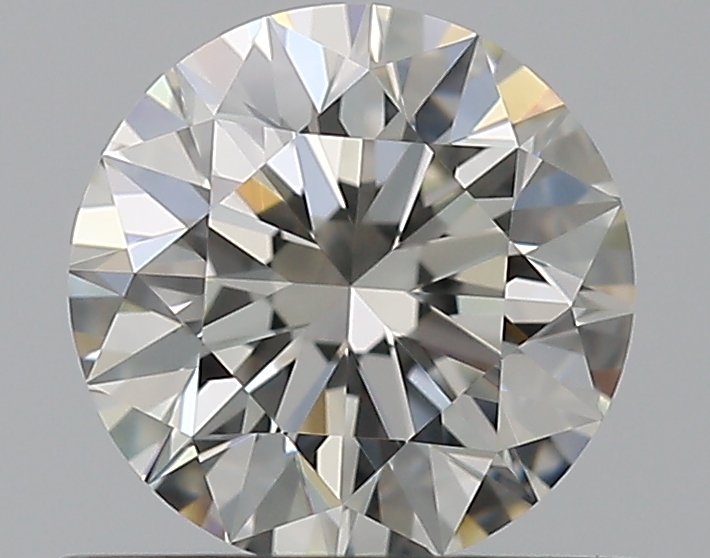 0.7 CaratJ-VVS1 EX Cut Round Diamond