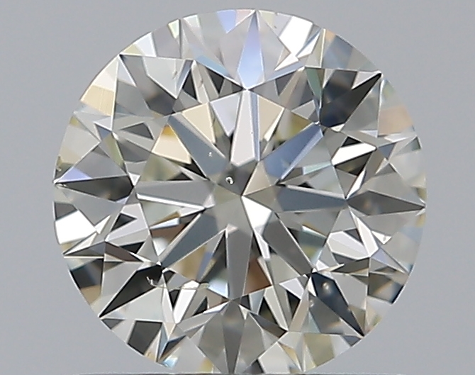 0.81 CaratJ-SI1 EX Cut Round Diamond
