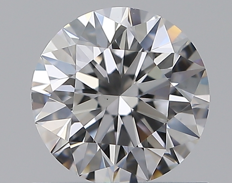 0.76 CaratE-VS1 EX Cut Round Diamond