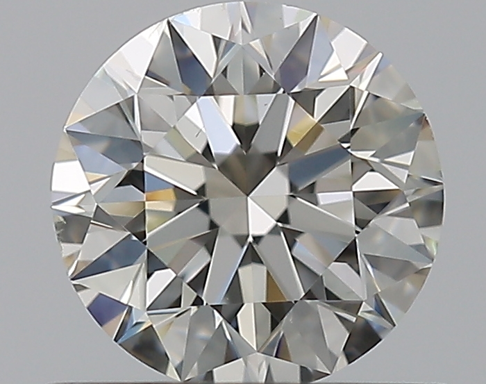 0.7 CaratJ-SI1 EX Cut Round Diamond
