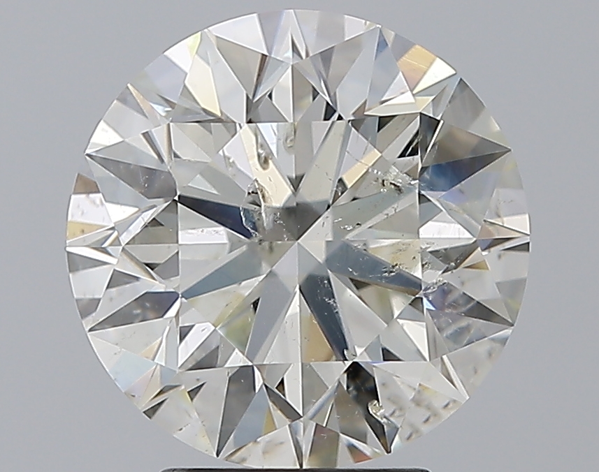 4.01 CaratI-SI2 EX Cut Round Diamond