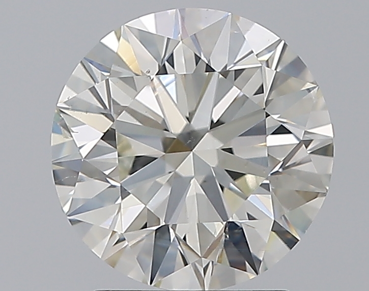 2.4 CaratJ-SI1 EX Cut Round Diamond