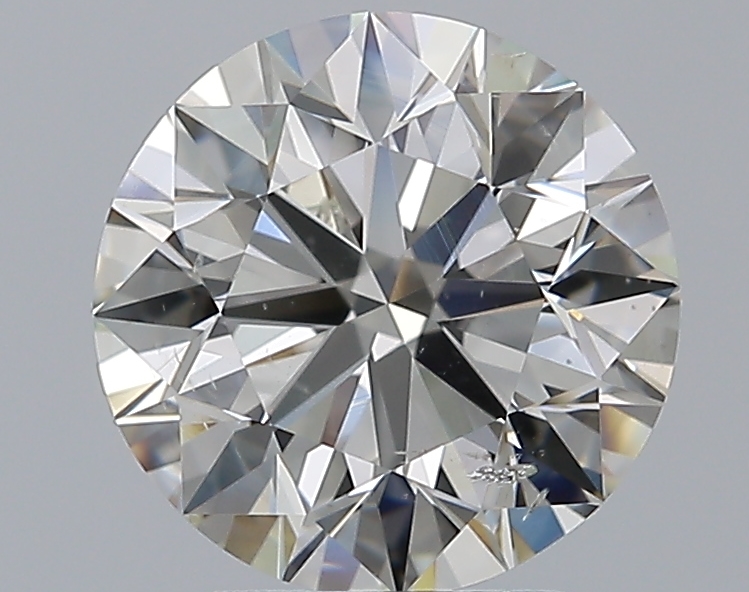 2.71 CaratI-SI2 EX Cut Round Diamond