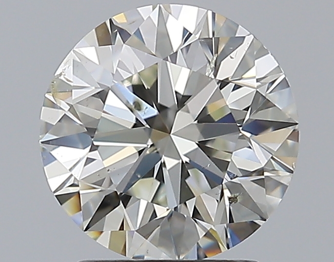1.9 CaratJ-SI2 EX Cut Round Diamond
