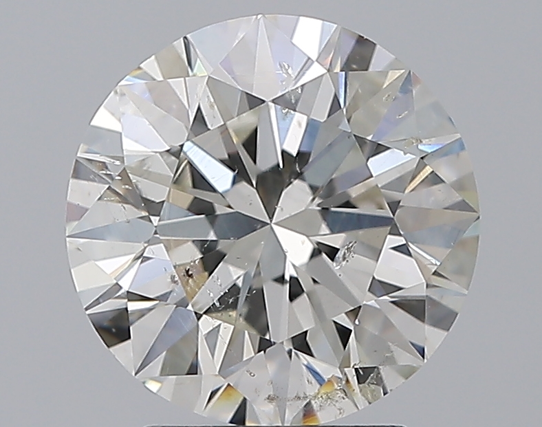 3.01 CaratI-SI2 EX Cut Round Diamond