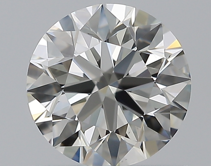 0.7 CaratJ-VS2 EX Cut Round Diamond