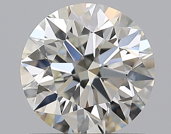 0.8 CaratJ-VS1 EX Cut Round Diamond