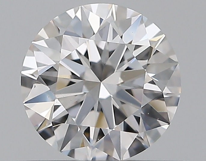 0.53 CaratD-VS2 EX Cut Round Diamond