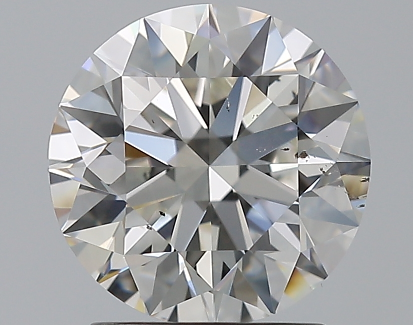 2.01 CaratH-SI1 EX Cut Round Diamond