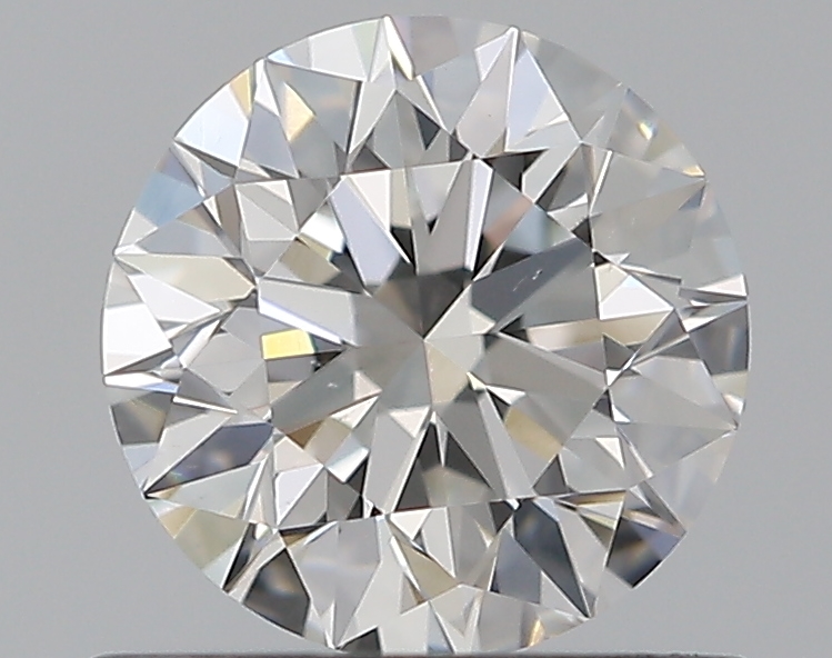 0.72 CaratF-VS2 EX Cut Round Diamond