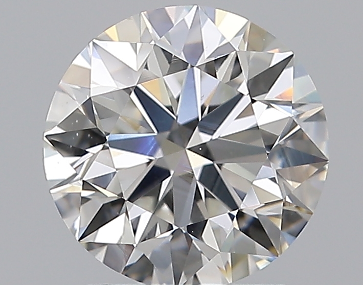 1.7 CaratF-VS2 EX Cut Round Diamond