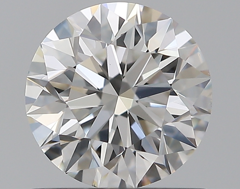 0.9 CaratF-VS2 EX Cut Round Diamond