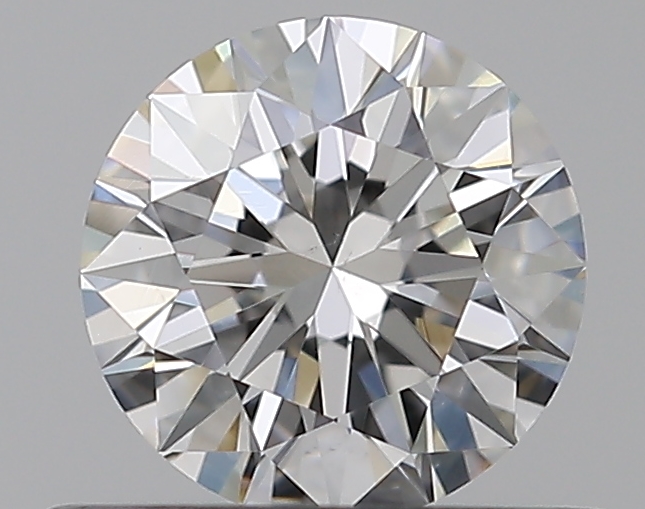 0.5 CaratF-VS2 EX Cut Round Diamond