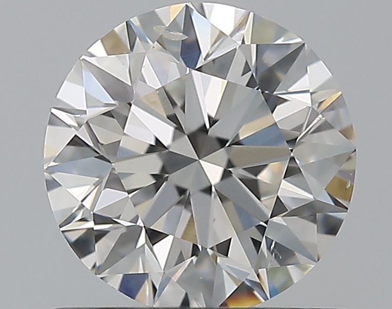 0.9 CaratF-SI2 EX Cut Round Diamond