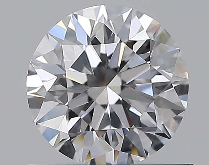 0.7 CaratD-VVS1 EX Cut Round Diamond