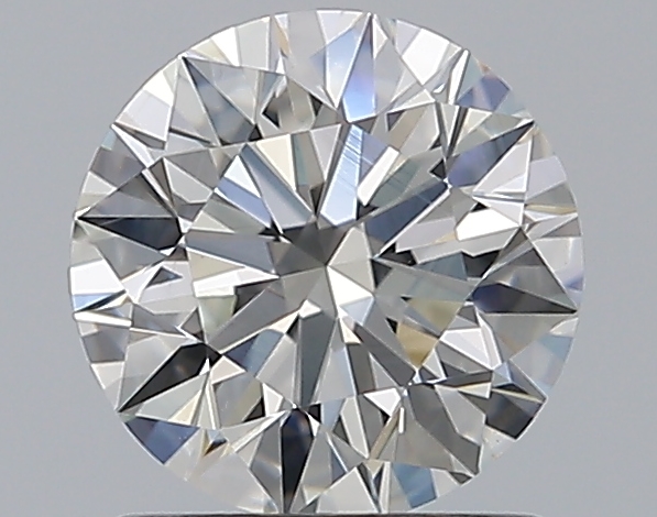 1.1 CaratI-VS2 EX Cut Round Diamond