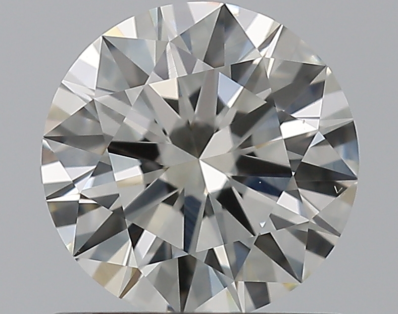0.91 CaratJ-VS2 EX Cut Round Diamond