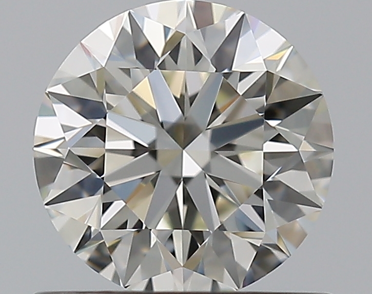 0.77 CaratJ-VVS2 EX Cut Round Diamond
