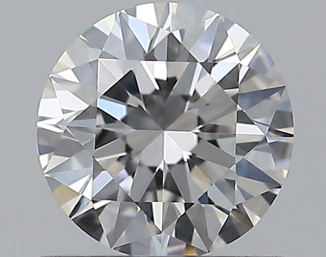 0.65 CaratF-VVS1 EX Cut Round Diamond