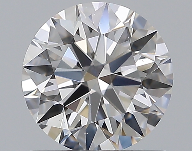 0.77 CaratD-VS2 EX Cut Round Diamond