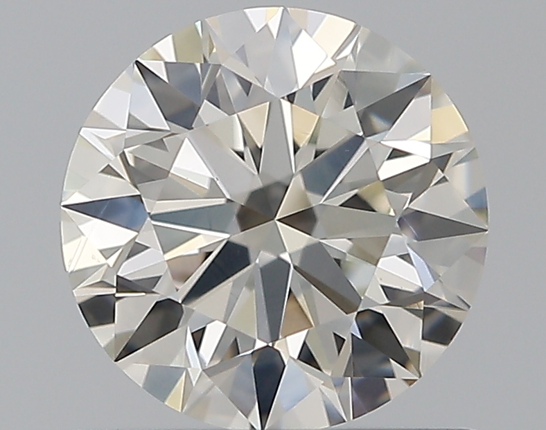 0.83 CaratJ-VS2 EX Cut Round Diamond