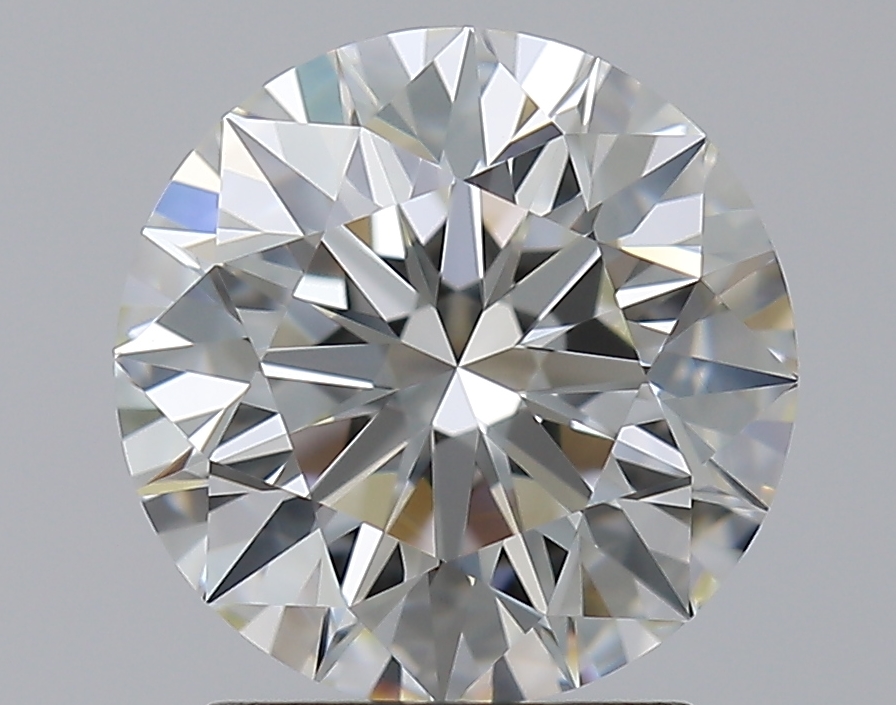 2.01 CaratJ-VVS2 EX Cut Round Diamond