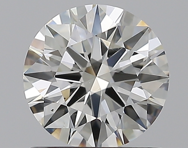 0.9 CaratJ-SI2 EX Cut Round Diamond