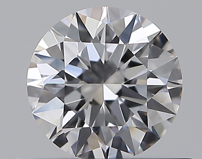 0.5 CaratD-VVS2 EX Cut Round Diamond