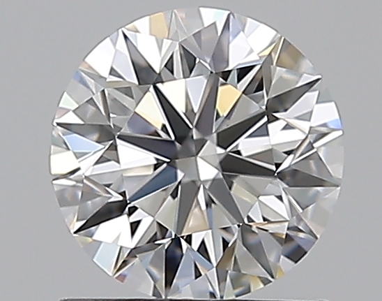 1 CaratE-VVS2 EX Cut Round Diamond