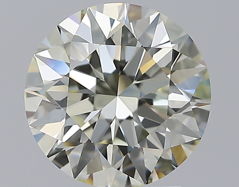 2.52 CaratN-VVS2 EX Cut Round Diamond