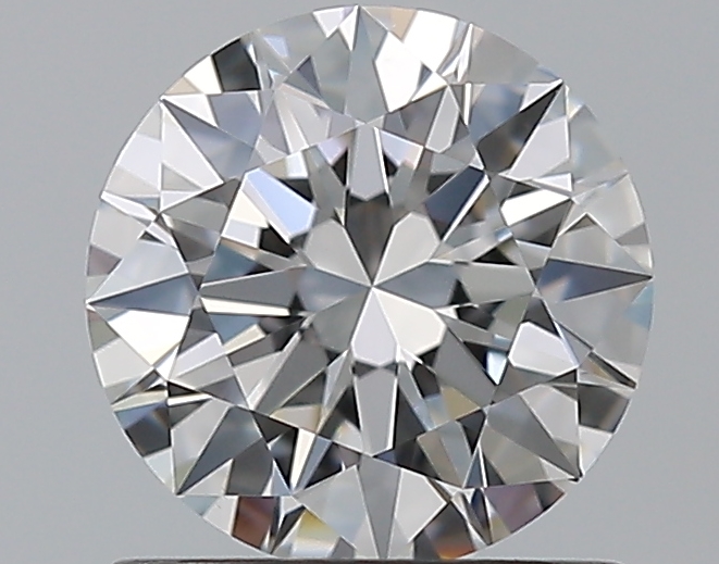 1 CaratF-VVS2 EX Cut Round Diamond