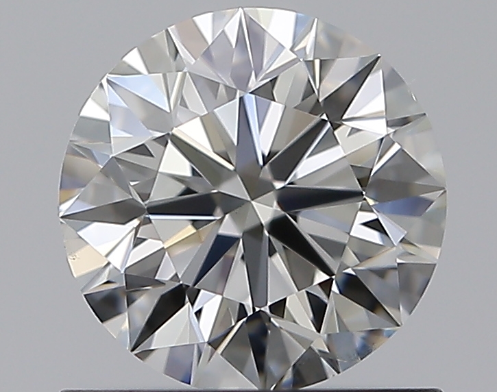 0.8 CaratH-SI2 EX Cut Round Diamond