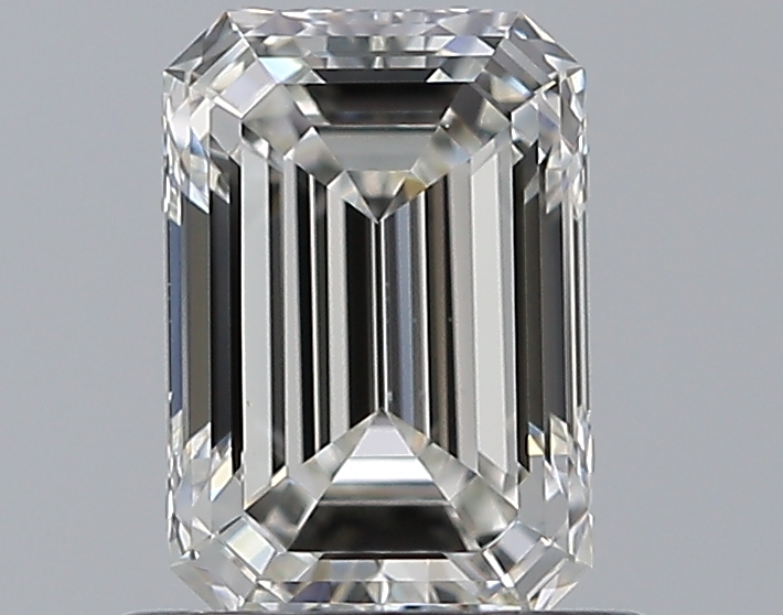 0.9 CaratH-VS2 - Cut Emerald Diamond