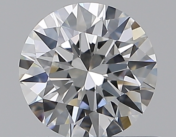 0.58 CaratF-VVS2 EX Cut Round Diamond