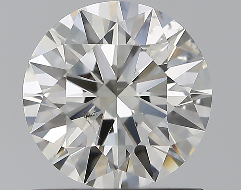 0.91 CaratJ-SI2 EX Cut Round Diamond