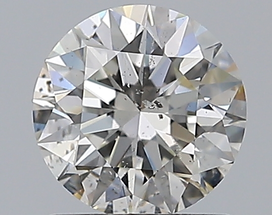 1 CaratJ-SI2 EX Cut Round Diamond