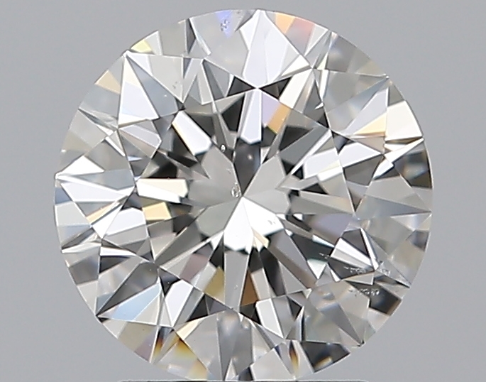 2.01 CaratG-SI1 EX Cut Round Diamond