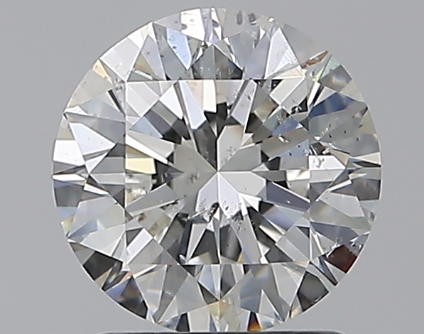1.71 CaratH-SI2 EX Cut Round Diamond