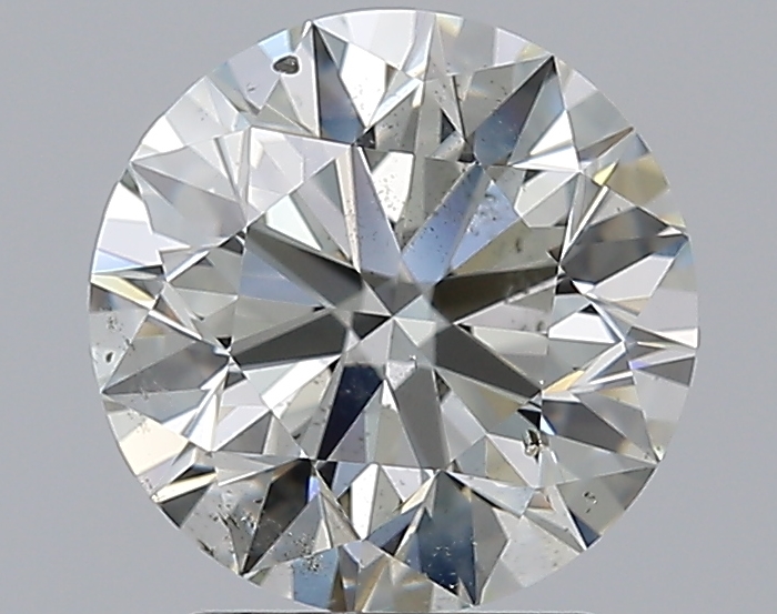 2.2 CaratK-SI2 EX Cut Round Diamond