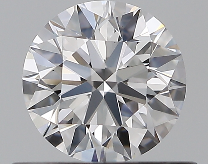 0.53 CaratD-VS1 EX Cut Round Diamond