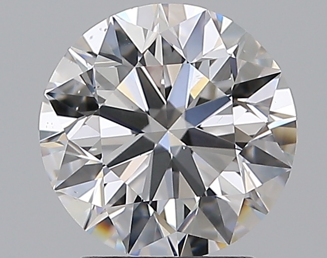 2.01 CaratD-VS2 EX Cut Round Diamond