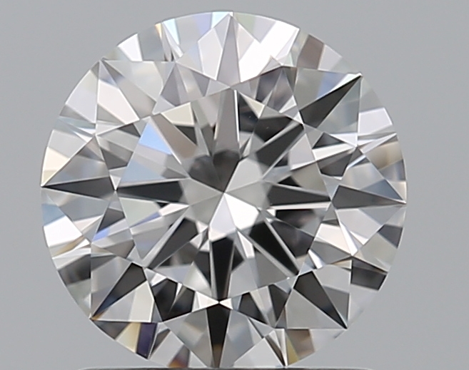 1 CaratF-VVS2 EX Cut Round Diamond
