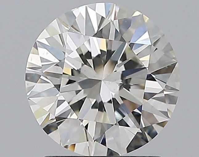 1.71 CaratJ-SI1 EX Cut Round Diamond
