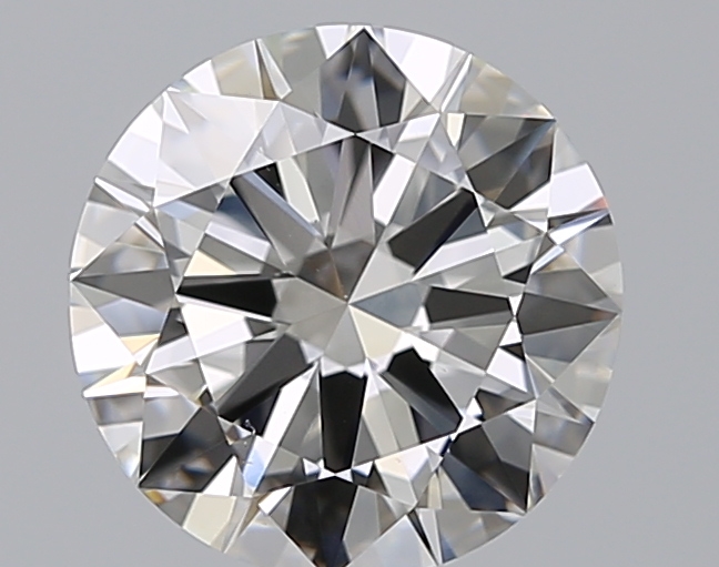 2.5 CaratG-VS2 EX Cut Round Diamond