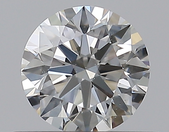 0.39 CaratF-SI1 EX Cut Round Diamond