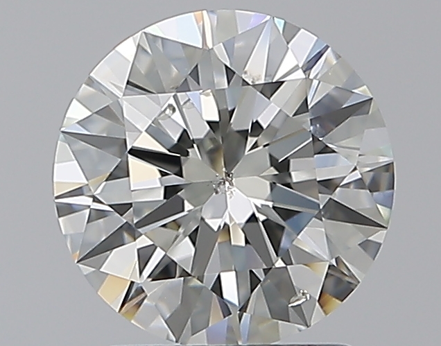 1.79 CaratJ-SI2 EX Cut Round Diamond