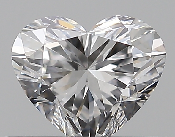 0.38 CaratD-VVS2 - Cut Heart Diamond
