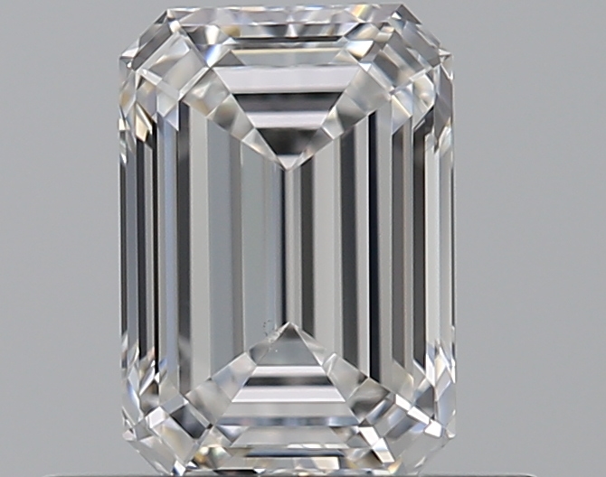 0.59 CaratE-VS2 - Cut Emerald Diamond