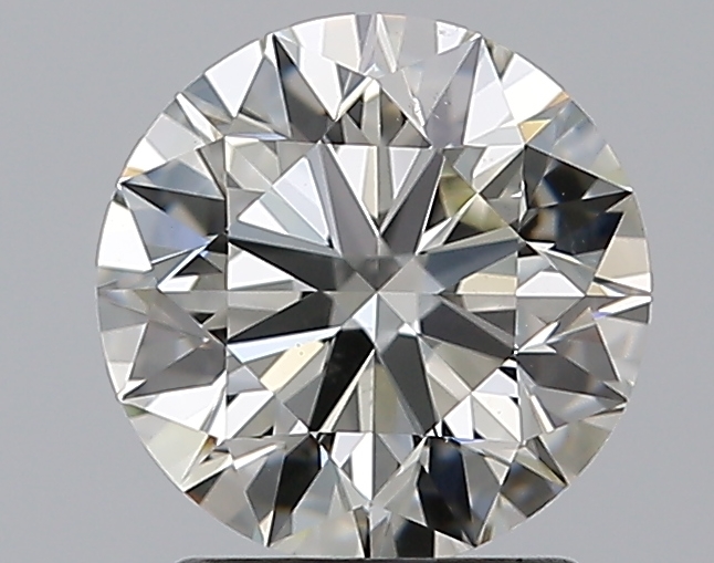 1.7 CaratJ-VS2 EX Cut Round Diamond